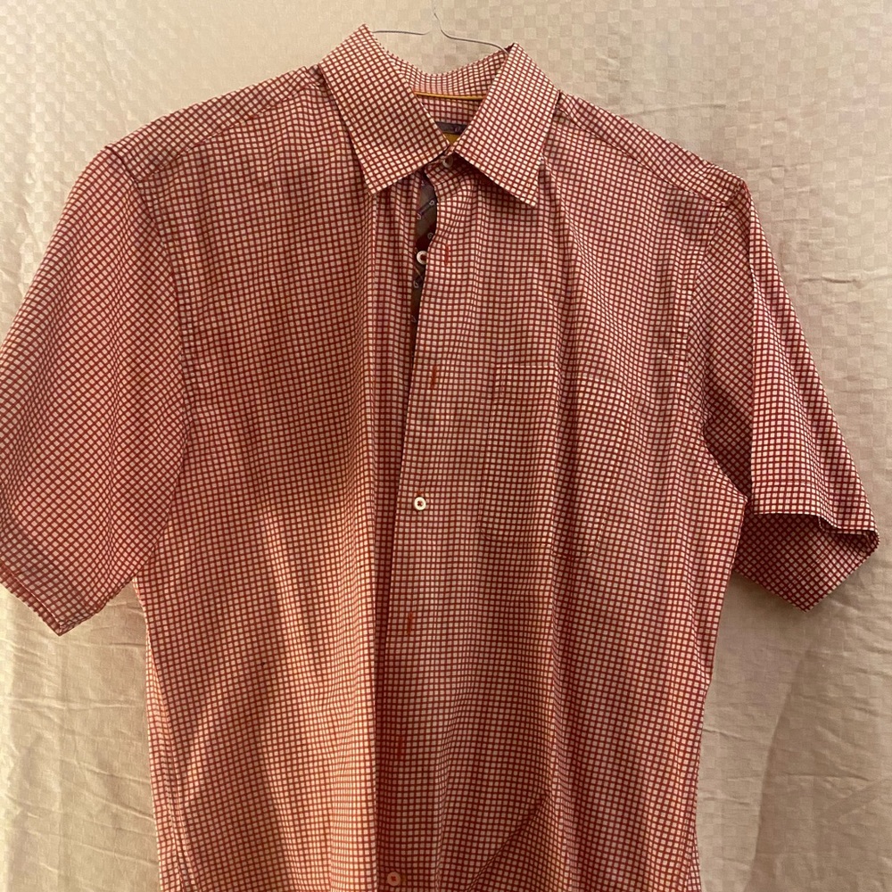 Robert Talbott Short-Sleeve Button Down Shirt - image 1